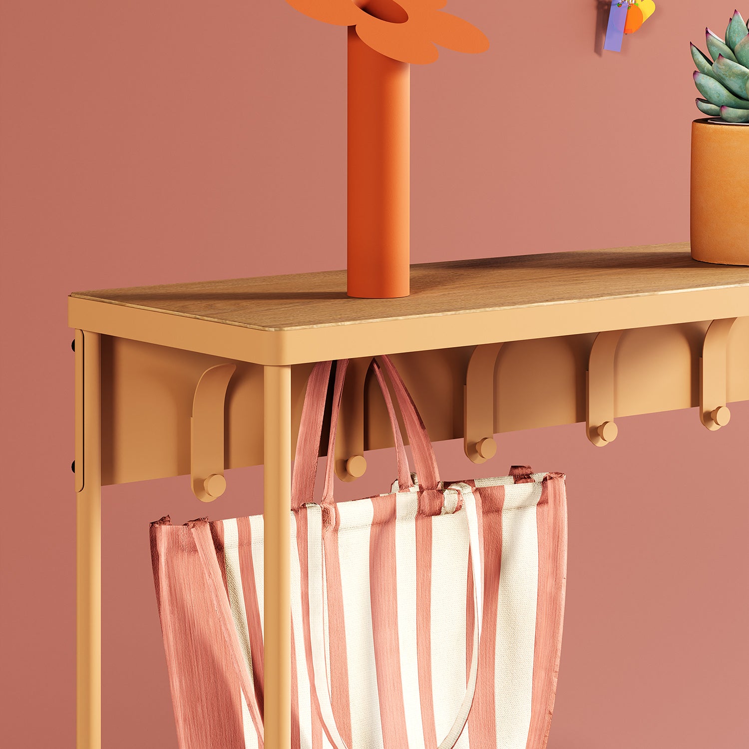 Poti Askılı Raf Ünitesi