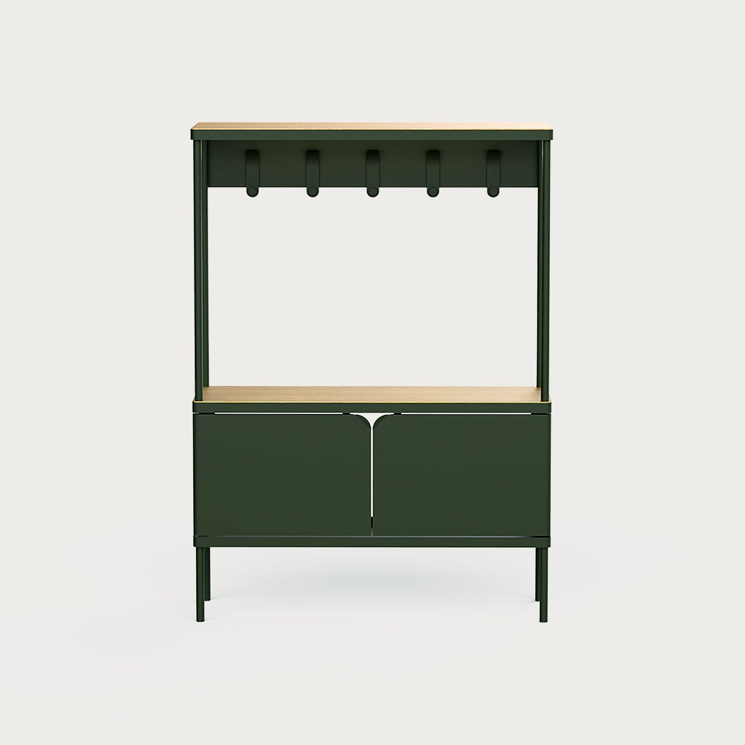 Milu Askılı Kapaklı Raf Ünitesi