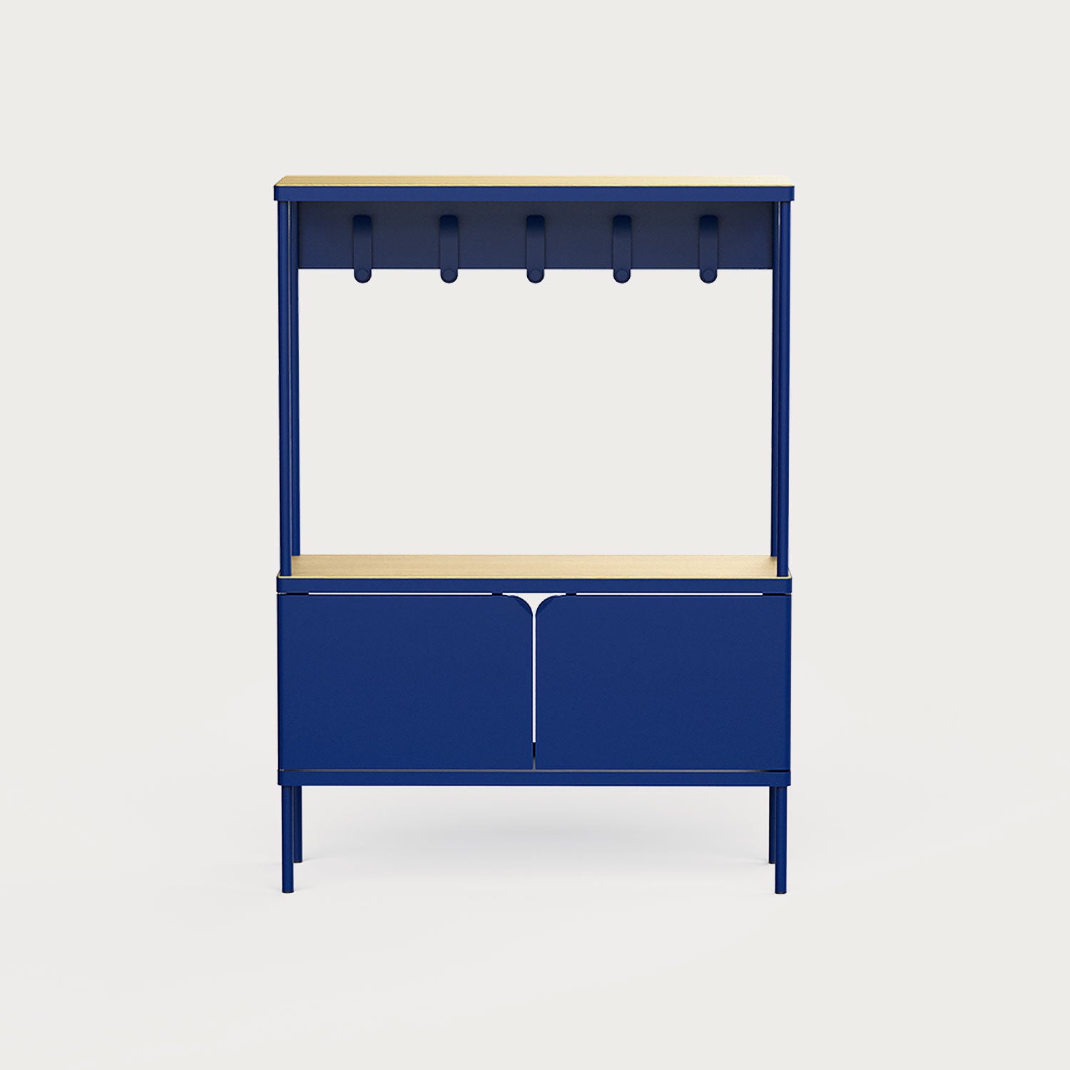 Milu Askılı Kapaklı Raf Ünitesi