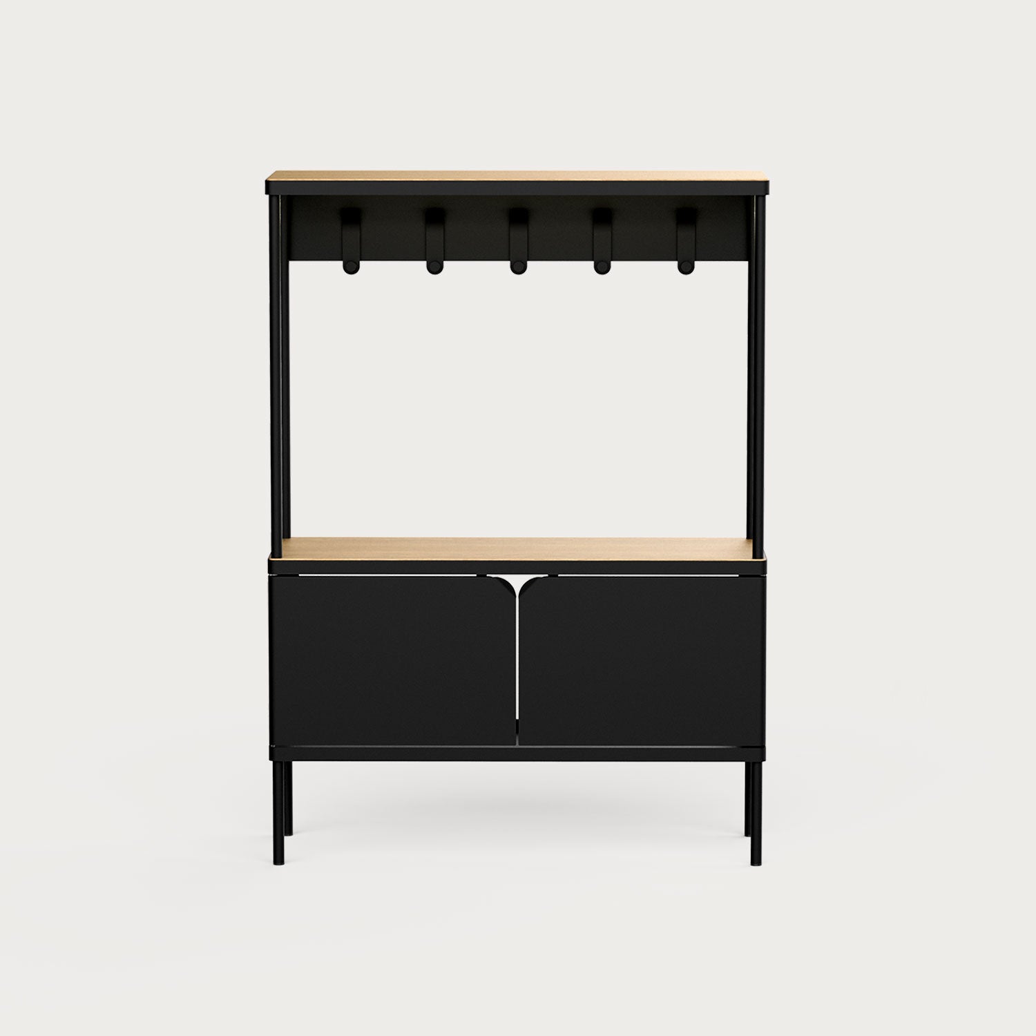 Milu Askılı Kapaklı Raf Ünitesi