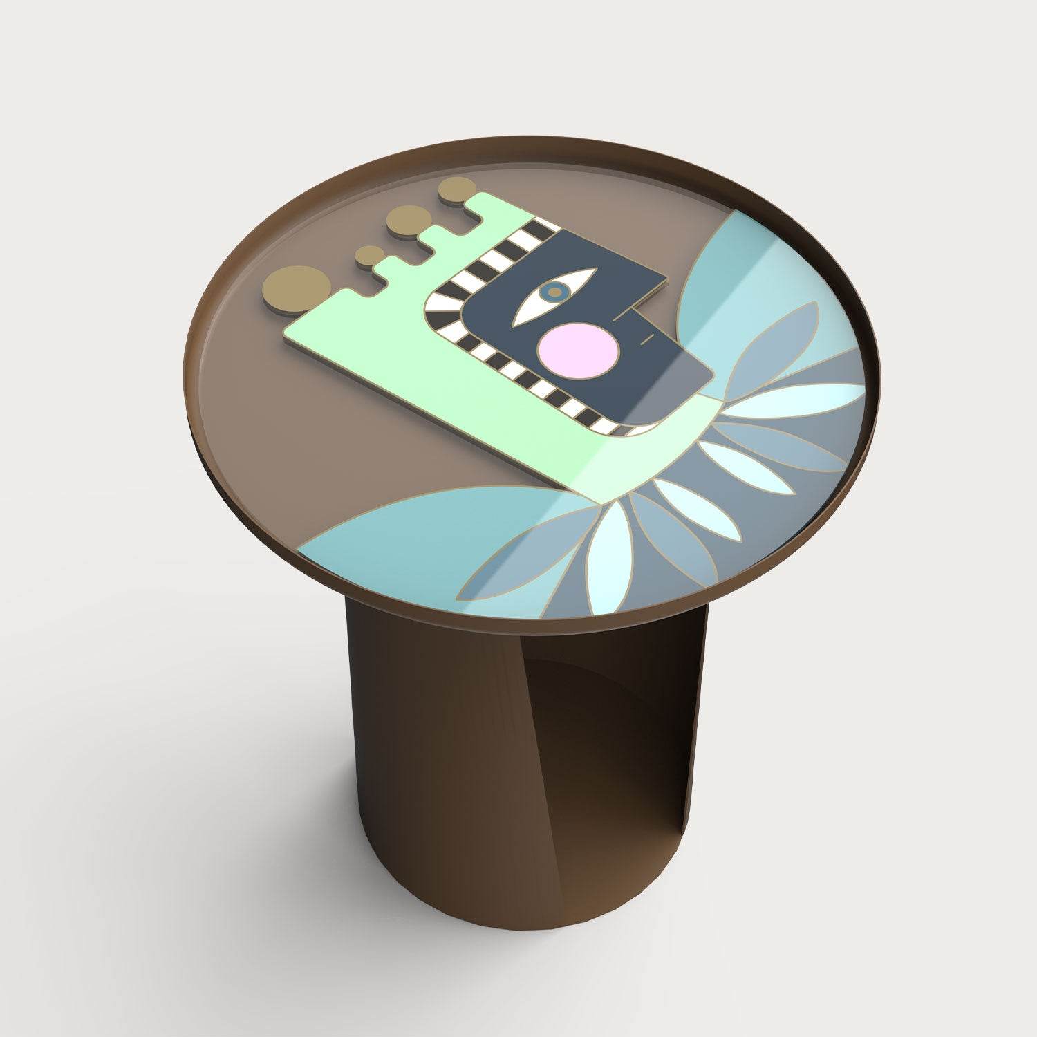 Mush S Camlı Yan Sehpa - Sehpalar & Masa Modelleri - Oobje Design