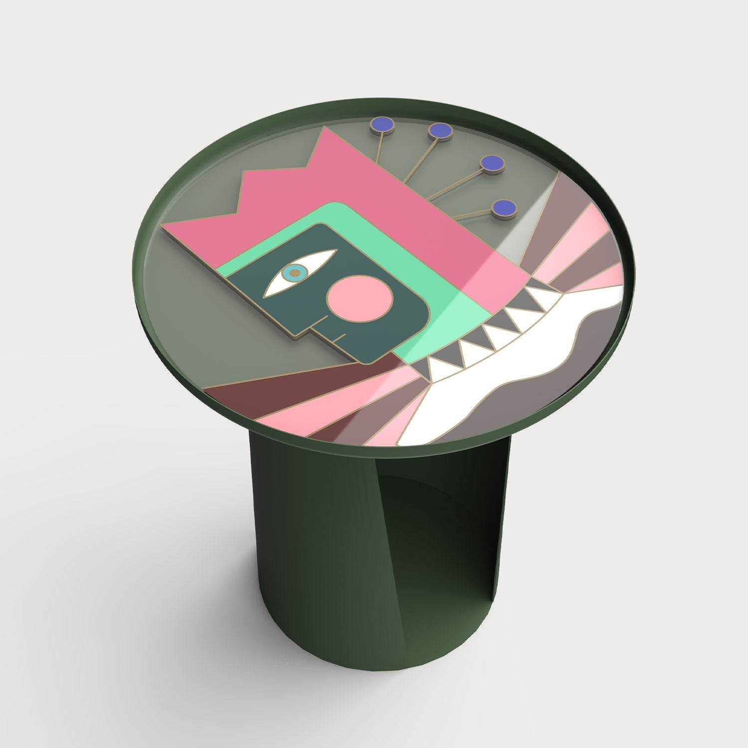 Mush S Camlı Yan Sehpa - Sehpalar & Masa Modelleri - Oobje Design