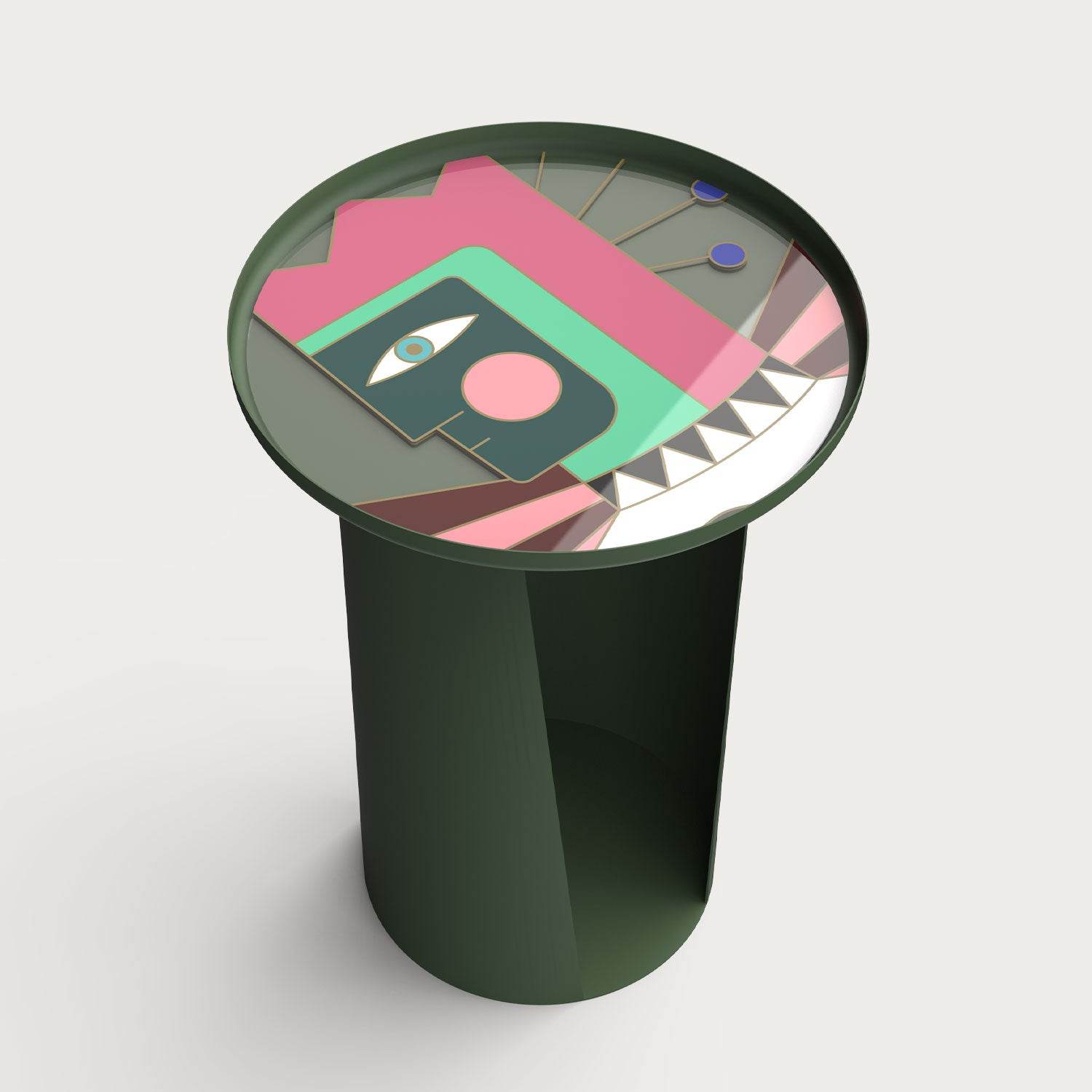 Mush M Camlı Yan Sehpa - Sehpalar & Masa Modelleri - Oobje Design