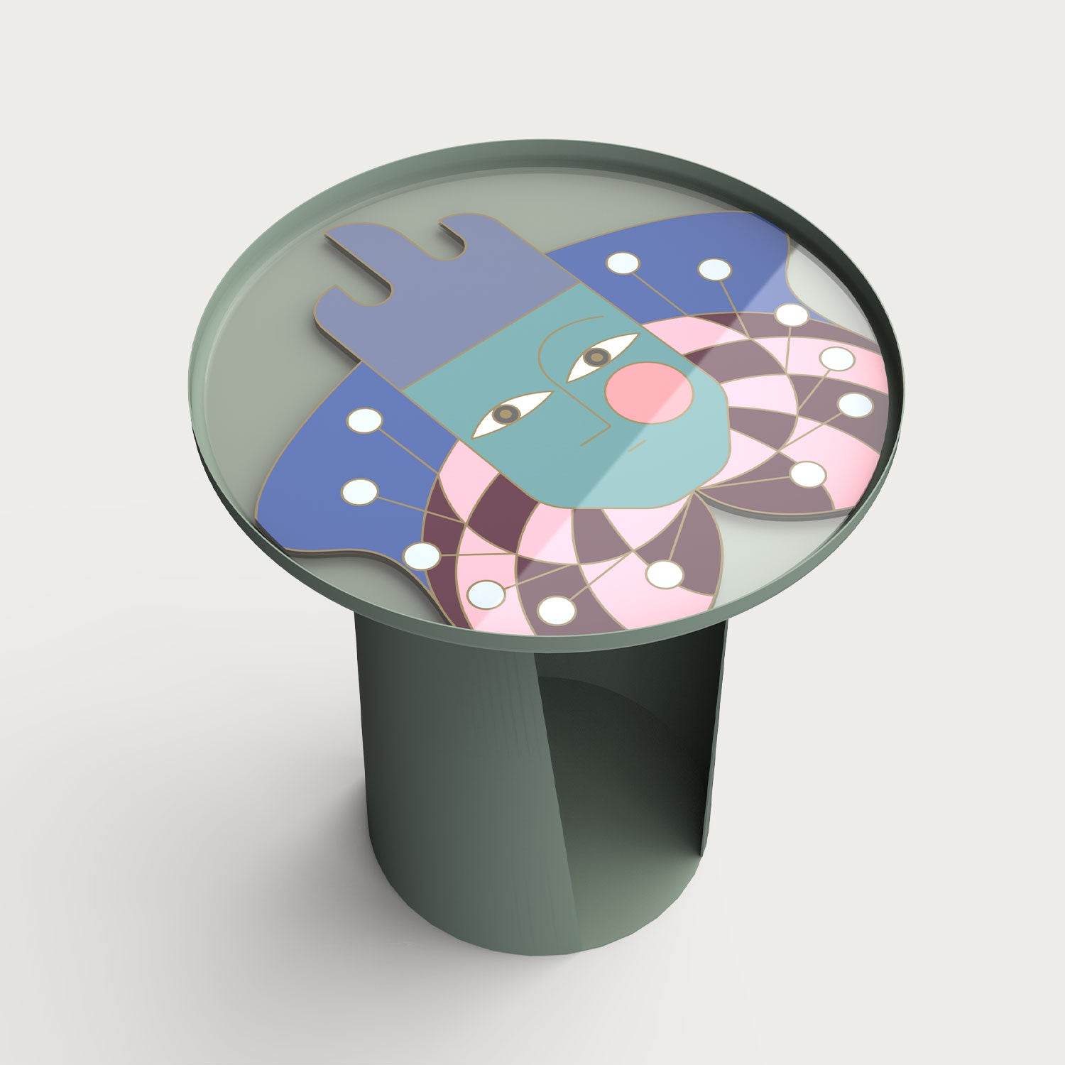 Mush S Camlı Yan Sehpa - Sehpalar & Masa Modelleri - Oobje Design