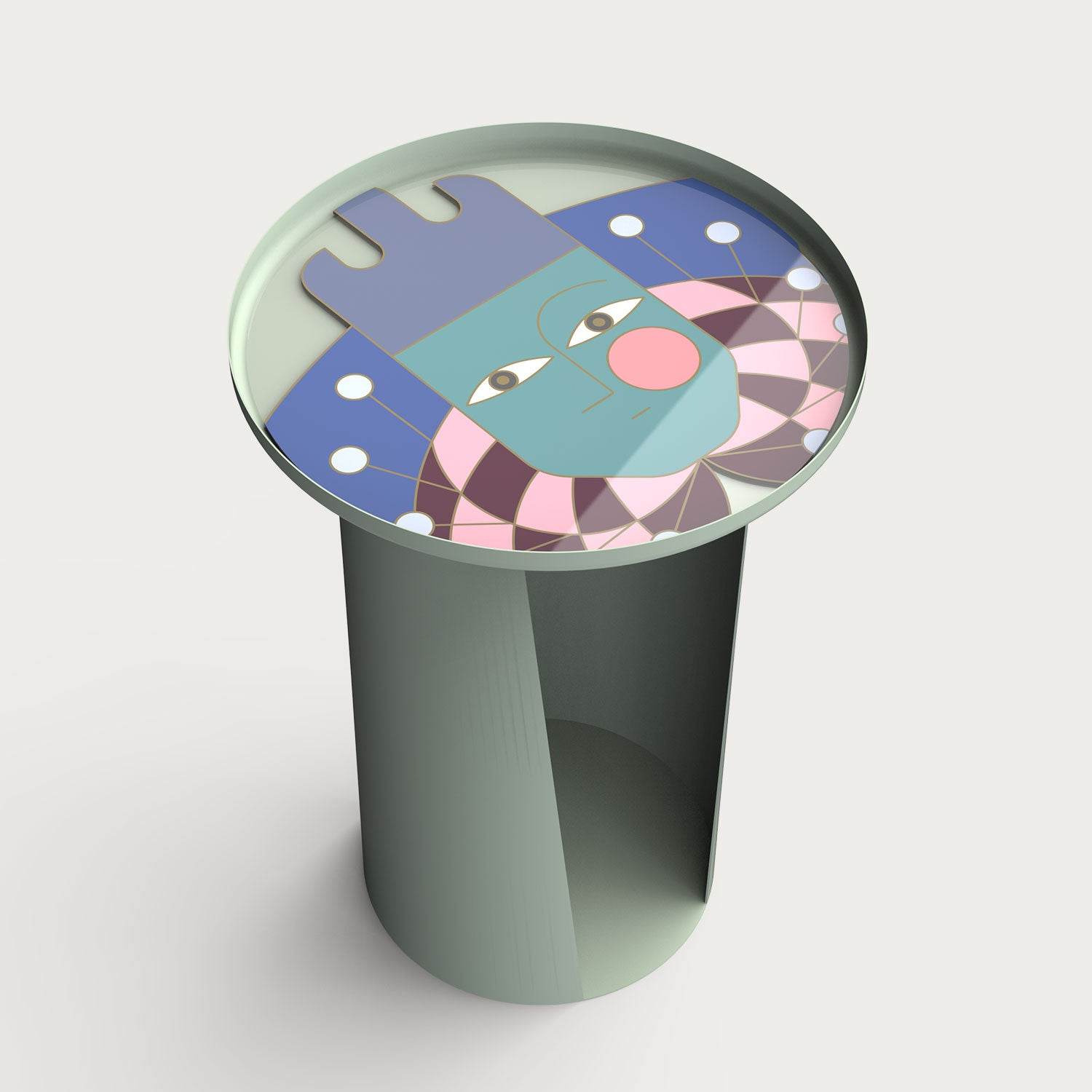 Mush M Camlı Yan Sehpa - Sehpalar & Masa Modelleri - Oobje Design