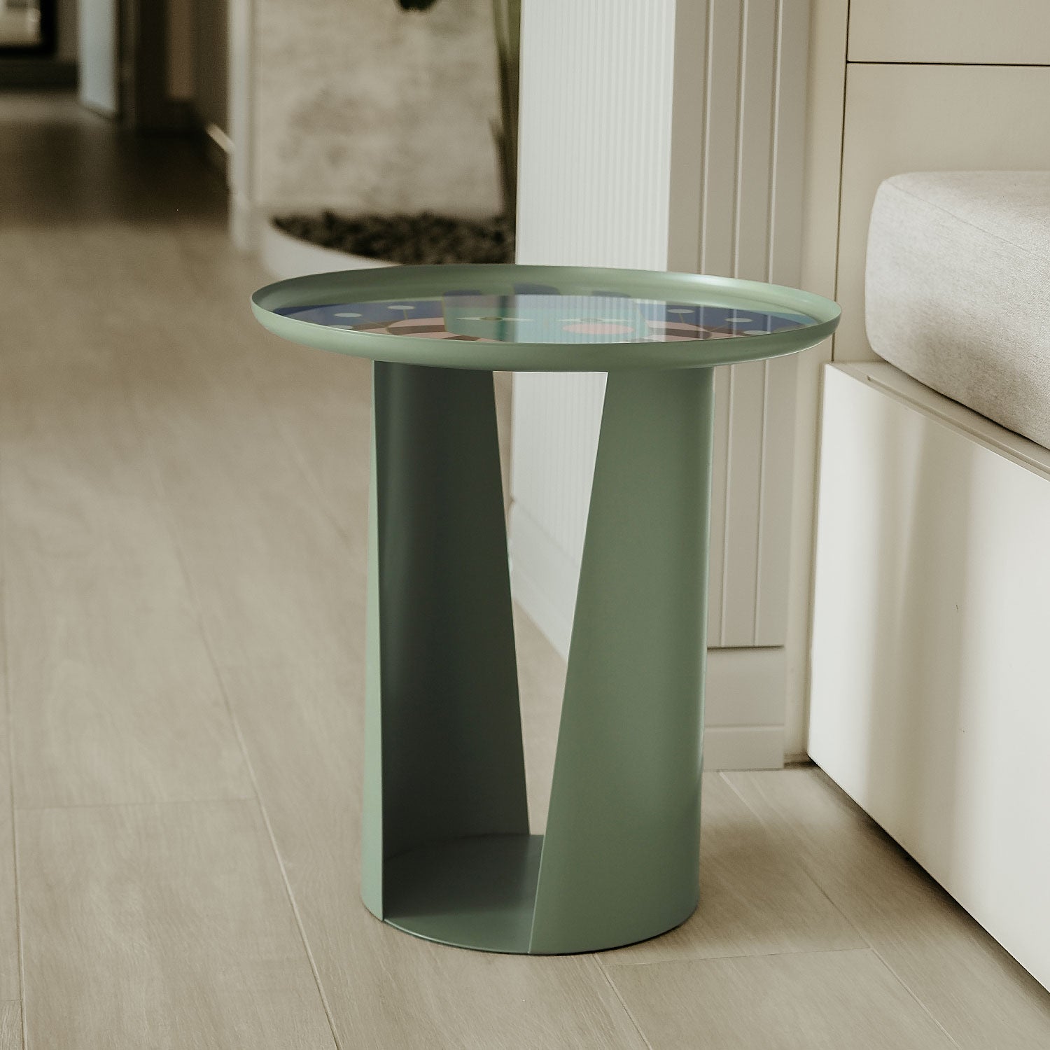 Mush S Camlı Yan Sehpa