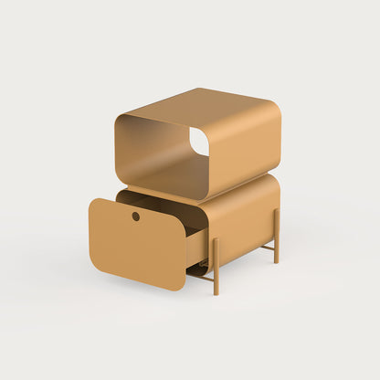 Pod Metal Yan Sehpa – Oobje Design,
metal yan sehpa, metal sehpa, iki katlı metal sehpa