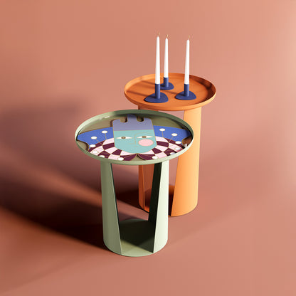 Mush M Camlı Yan Sehpa